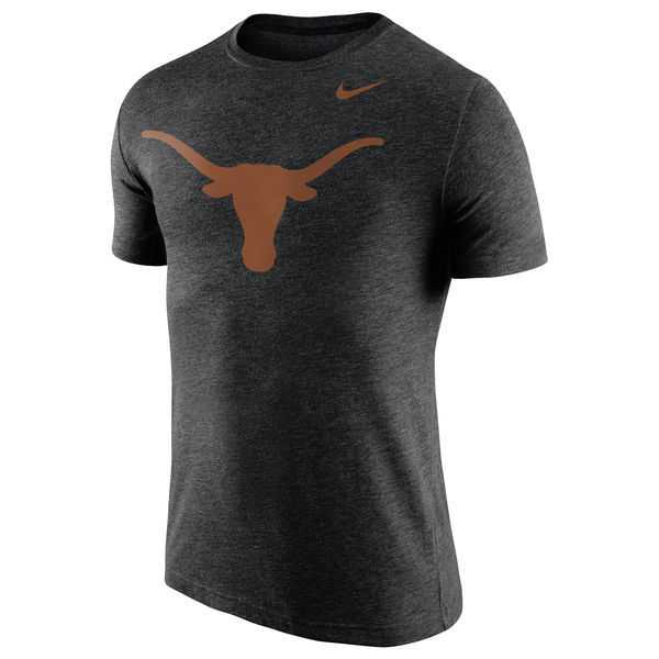 Texas Longhorns Nike Logo Plus Tri-Blend WEM T-Shirt - Heather Black,We sell and wholesale Texas Longhorns Nike Logo Plus Tri-Blend WEM T-Shirt - Heather Black on line form chian!